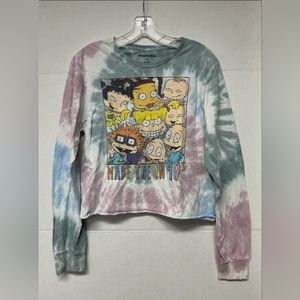 90s Nickelodeon Rugrats cut off, sweater.